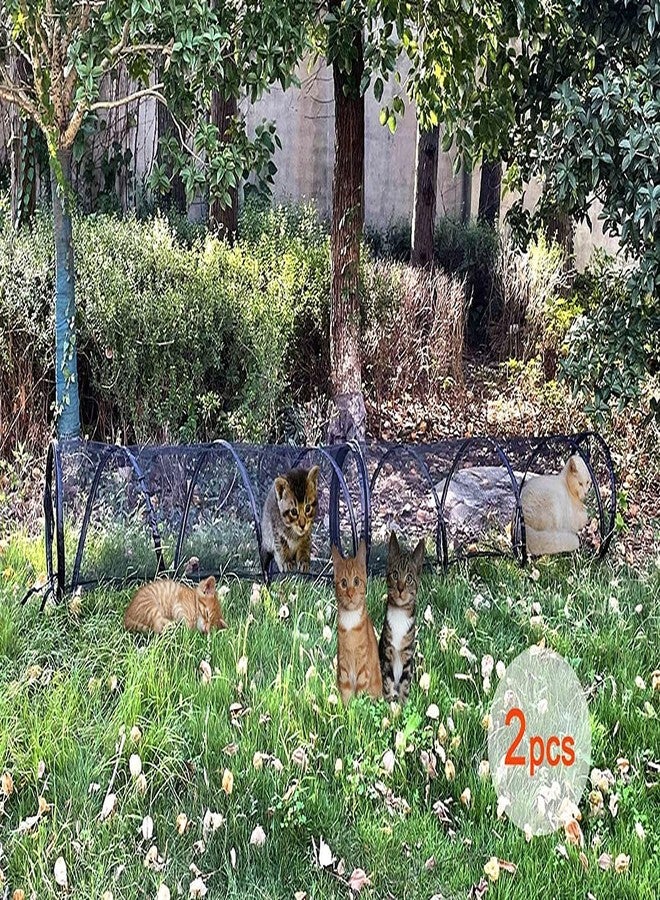 HI SUYI Portable Large Pop Up Pet Cat Tents Enclosures House for Outside Patio Indoor for Cat Puppy Rabbit Small Animals,Quick Opened,Independent or can be Connected to Tunnels - Image 2